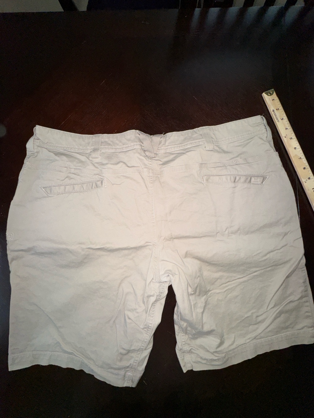5.11 Tactical Men's Shorts, Beige, Size 44, 9” Inseam - Picture 2 of 5
